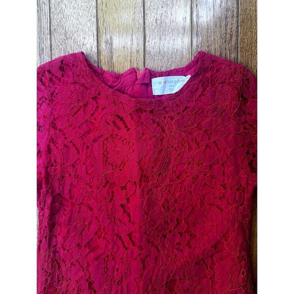 Mud Kingdom Girls Dress Red Lace dress size 5 *Brand size chart in photos - Picture 14 of 15